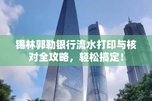 锡林郭勒银行流水打印与核对全攻略，轻松搞定！
